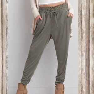 AE Green Drawstring Joggers